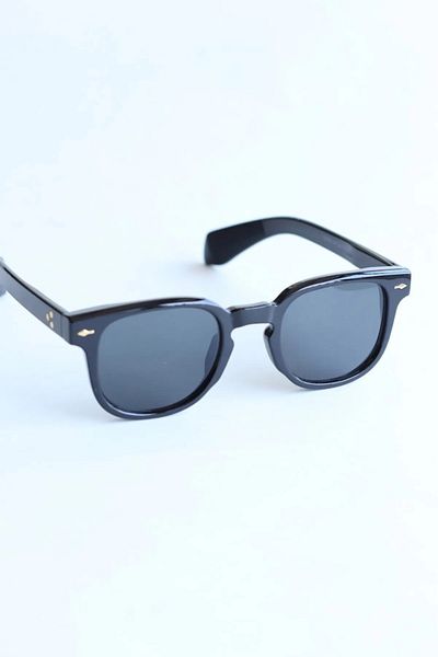 LUPİX Unisex Black Oval Silver Detail New Season Uv400