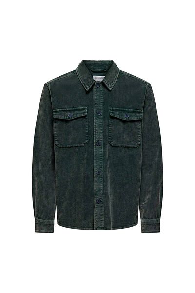 Only & Sons Ανδρικό πουκάμισο με βελούδο κανονική εφαρμογή - 22030129