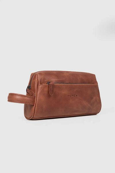 MORCA Tan Color Genuine Leather Hand Portfolio Bag