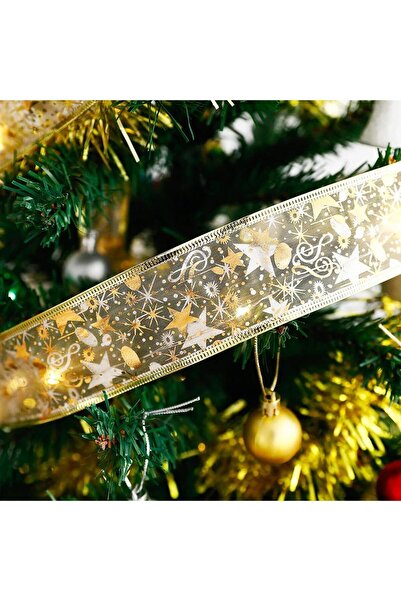 Zigver Decoratiuni de Crăciun Lumini LED pentru brad Ornamente pentru brad DIY Fundițe din dantelă Lumini pentru acasă Decor