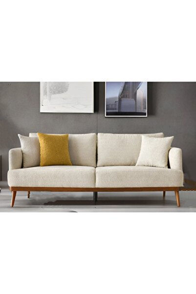 Vivense MONZA ÜÇLÜ KOLTUK, KREM