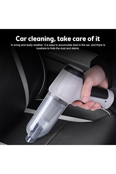 Zigver Mini Araba Elektrikli Süpürge Ve Hava Üfleyici Akülü El Mini Araba Ele...