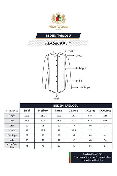 Paul Martin Canadian Paul Martin Gold Series Tie Collar Men's Shirt