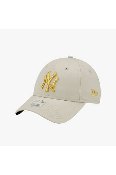 NEW ERA Female Wmns Metallic Logo 9Forty Unisex Beige Casual Hat