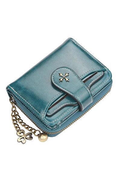 baellerry Women's Italian Rivalli Card Holder Short Wallet Metal Accessory