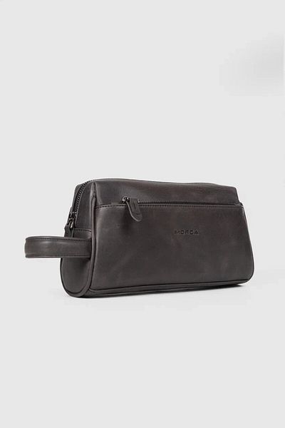 MORCA Asphalt Genuine Leather Hand Portfolio Bag