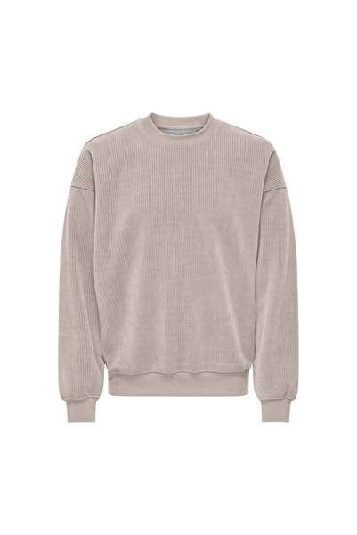 Only & Sons Bobby Men's Beige Sweatshirt ( 22031411 -Slg)