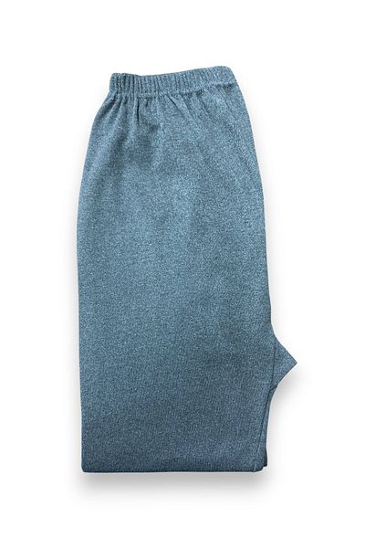 Line Smart Men's Smoked Raised Cotton Cuffed Winter Underwear Tights