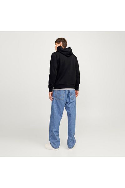 Jack & Jones Ανδρικό μαύρο φούτερ - Corp Logo (12233599-B)