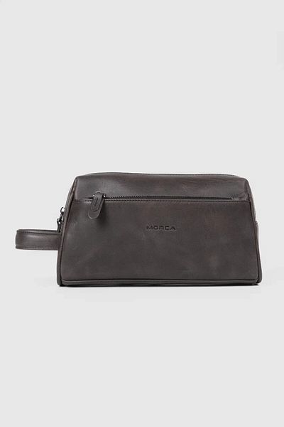 MORCA Asphalt Genuine Leather Hand Portfolio Bag
