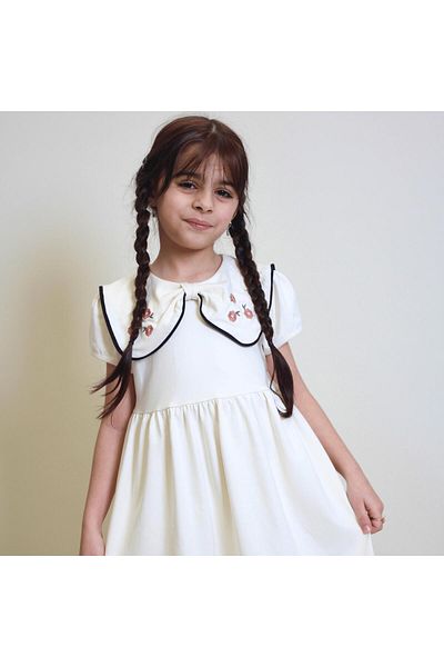 OZZY KİDS Girl's Collar Dress
