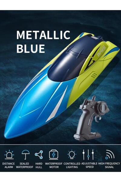 Zigver 2.4G RC Tekne S4 15 km/h Çift Motorlu Su Geçirmez Yüksek hızlı tekne Yaz Outdoore Su Uzaktan Kumanda