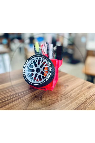 Bi'şeyler Sepeti Porsche Wheel Pen Holder Porsche Wheel Pen Holder