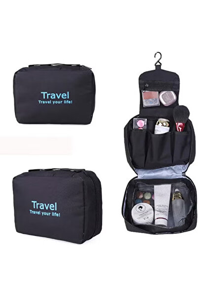COOYA Portable Travel Makeup Bag,Large Capacity,Waterproof,3 separate compartments,for Travel