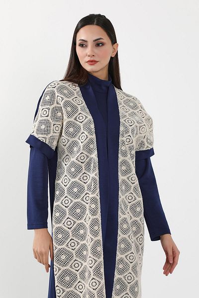 Aisha's Design Short Sleeve Lace Kimono Tunic - Sw-16