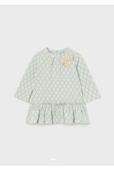 MAYORAL Baby Girl Green Knitted Dress 2908