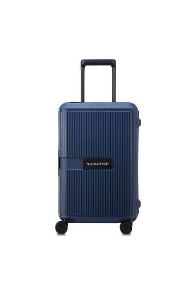 Delsey Stone Securitech TSA Lock Zipper Closure Carry On Luggage Trolley 55cm
