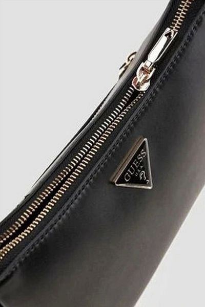 Guess DARYNA SHOULDER SATCHEL Geantă neagră de umăr pentru femei HWVG9493080-BLA