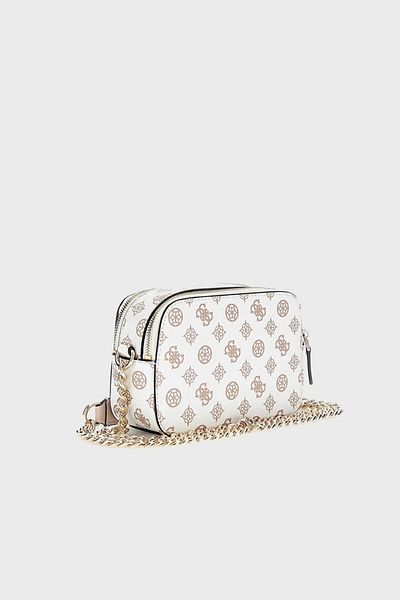 Guess حقيبة كروس نويل كاميرا كروس للنساء باللون الأبيض Hwpg7879140-wlo