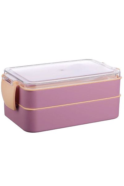 Dükkanönü Pink Fely 900 ml - Nutrition Container Set (Storage Container and Lunch Box)