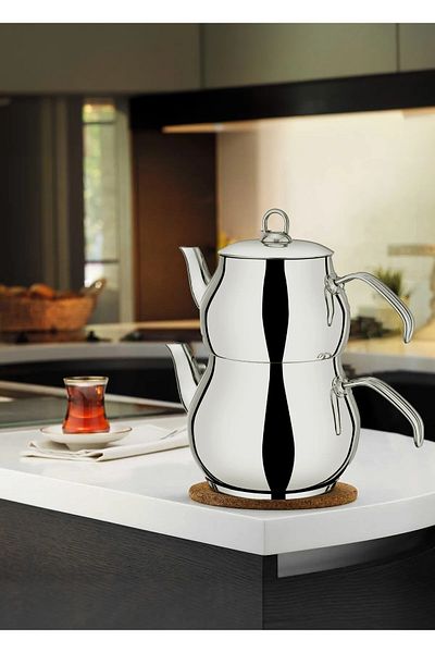 YUNUSOĞLU HOME Hüma Midi Size Stainless Steel Teapot