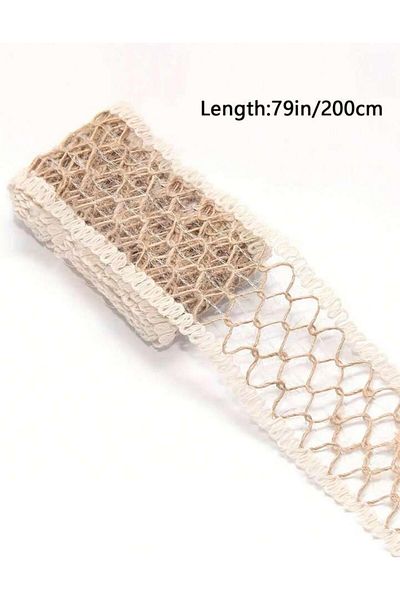 OZN AKSESUAR Wicker Ribbon Jute Ribbon Crafts Home Decorations and Gift Wrap Ornament