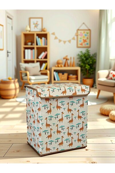 PH Prendi Home Griaffe 2 Μεγάλο Καλάθι Αποθήκευσης Παιχνιδιών και Βρώμικων Ρο...