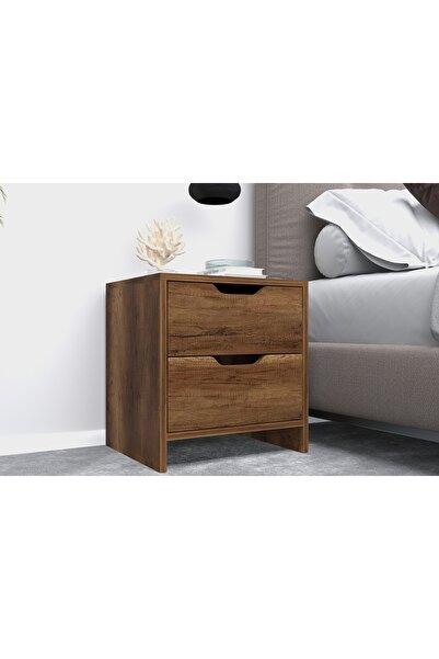 Vivense EFES KOMODİN, 2 ÇEKMECELİ, CEVİZ