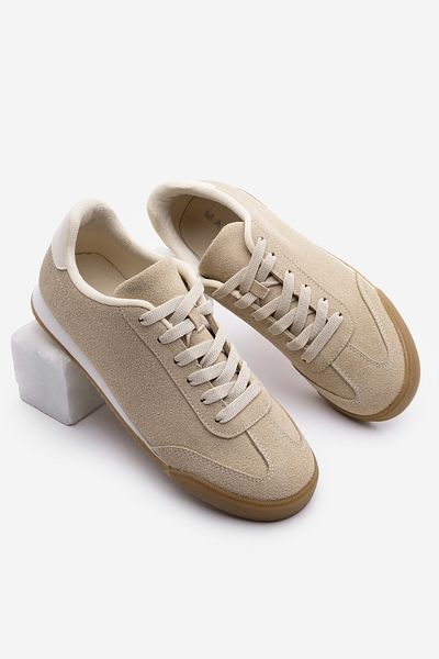 Marjin Pantofi de damă de culoare bej - pantofi sport model Cerile
