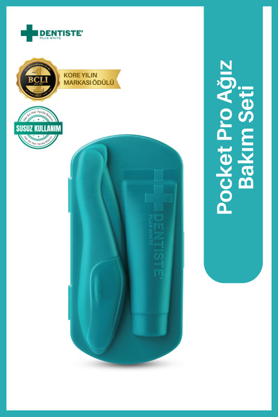 Dentiste Pocket Pro Susuz Fırçalama Seyahat Seti (Mavi)