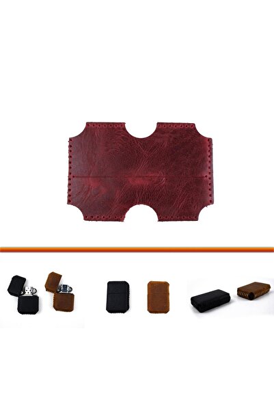 AiryFooT Çakmak Kılıfı Crazy Deri Hazır Kesim