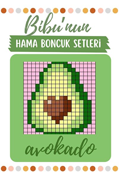 BibuPunch Hama Bead Set -Avocado