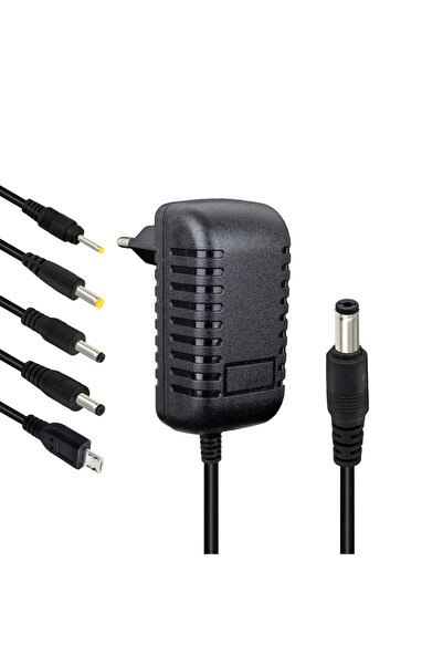 Powermaster S-Link SLX-52A 5-9-12 Volt - 2 Amper Çok Uçlu Telefon Tablet PC Akü Akıllı Şarj Adaptörü