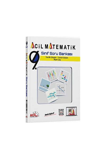 Apotemi Yayınları 2025 yeni müfredat Acil Yayınları 9. Sınıf Acil Matematik S...