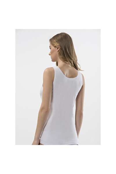 TÜREN 206 Combed Cotton Camisole Double Pack-White
