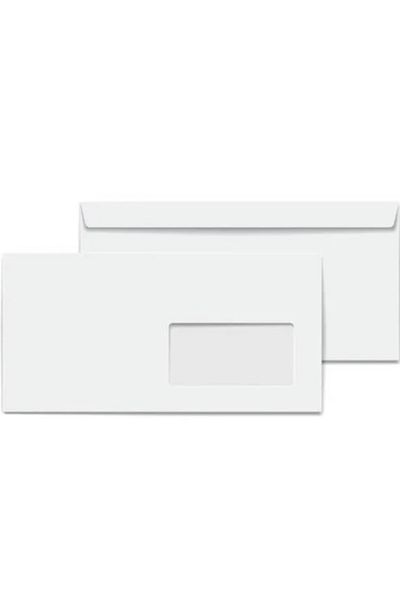 Limmy 10 Φάκελοι White Diplomat σε μέγεθος 105 X 240 mm