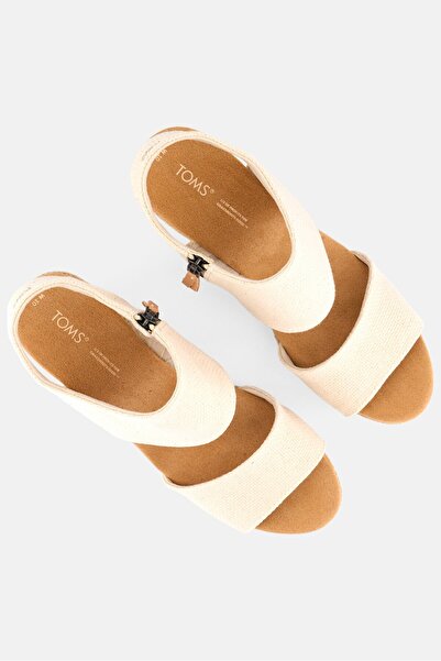 Toms Women Majorca Zipper Closure Sandals, Beige