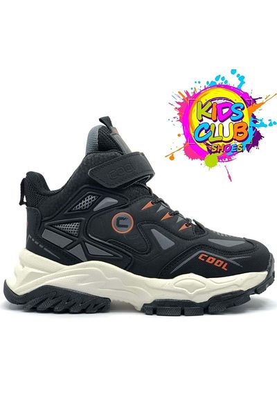 Kids Club Shoes Cool Miles Unisex Παιδικές Μπότες - Ορθοπεδική, Αντιολισθητική και Ελαφριά Σόλα, ΜΑΥΡΟ