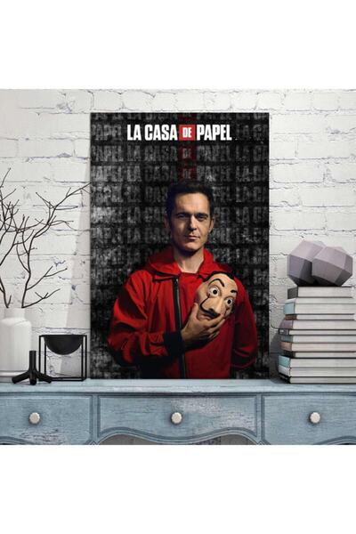 KanvasSepeti La Casa De Papel Berlin Oyuncuları Kanvas Tablo