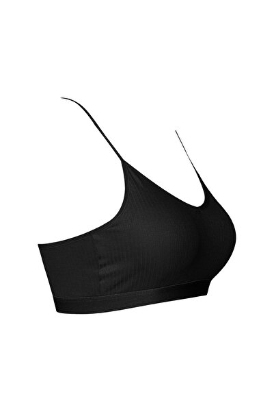 HNX Cotton Thin Strap Bustier and Thong Panties Sports Underwear Set