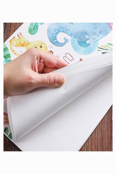 Glanart 35X50 cm Spiral Art Notebook 4 Pcs 15 Sheets Large Size Art Notebook Cardboard Cover 110 Gr