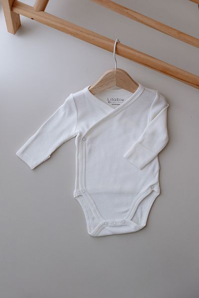 Lilabio 100% Cotton 2-Piece Kimono Unisex Baby Body