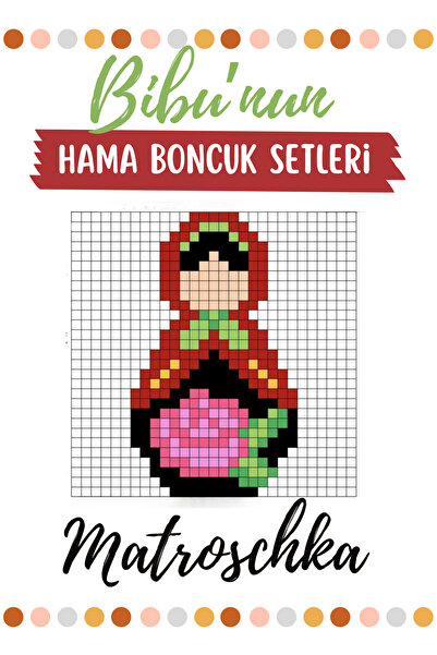 BibuPunch Hama Boncuğu Seti -MATRUŞKA