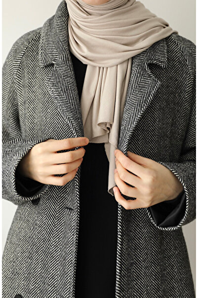 suhneva Пальто з візерунком "Ялинка" чорний