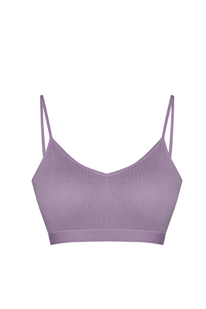 HNX Cotton Thin Strap Bustier and Thong Panties Sports Underwear Set