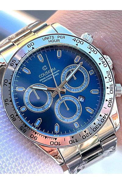 Coliseum Steel Cord Calendar Dial Boxed Series Men's Wristwatch Ft.Cls.E8743.L
