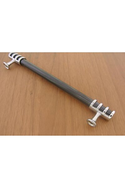 Azm Hırdavat Zafer Kulp Antrasit Krom 192 MM