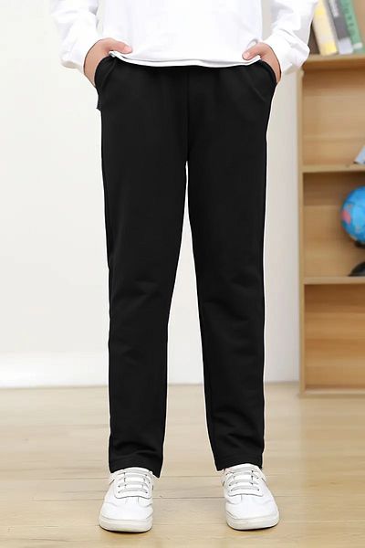 BayBayan Ανδρικό σχολικό παντελόνι Lycra Classic Casual