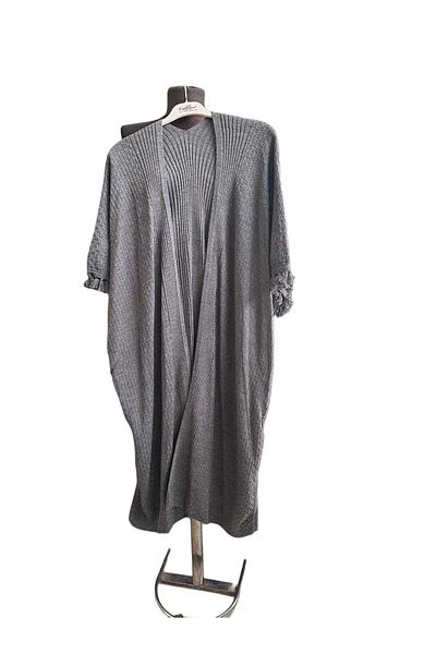 ÇALIKUŞU TRİKO Çalıkuşu Knitwear, Shawl and Poncho Anthracite Color M2215