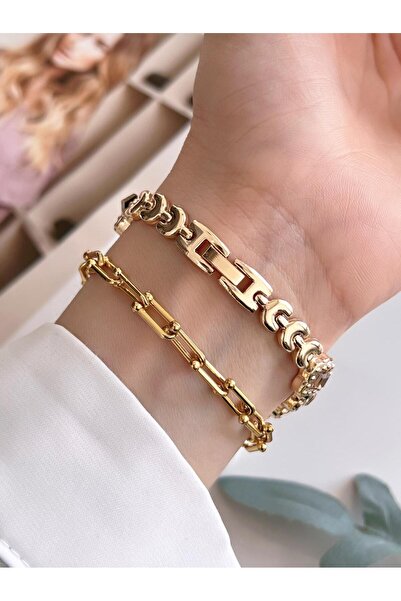 Coliseum Special Design Vintage Series Full Stone Women's Wristwatch + Bracelet Gift Cl8751.L01